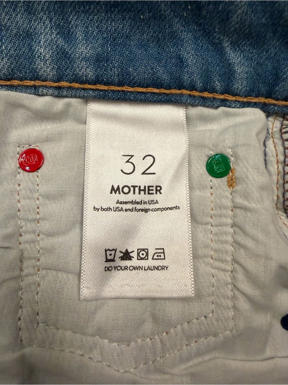 MOTHER Snacks Fun Dip Slice Maxi Denim Skirt 32 Nothing Else Like It - Picture 7 of 10